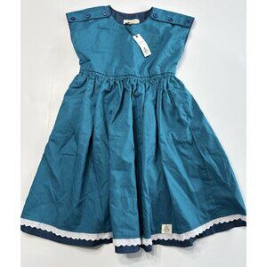 Bijou Sauvage Teal Blue Boutique Dress Size 8 NWT